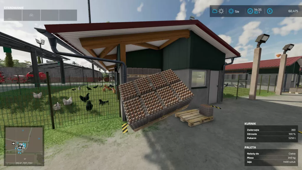 Podnoszenie ciężkich przedmiotów ręką - Farming Simulator 22