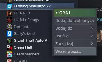 Farming Simulator 22 - uruchamianie kodów przez Steam