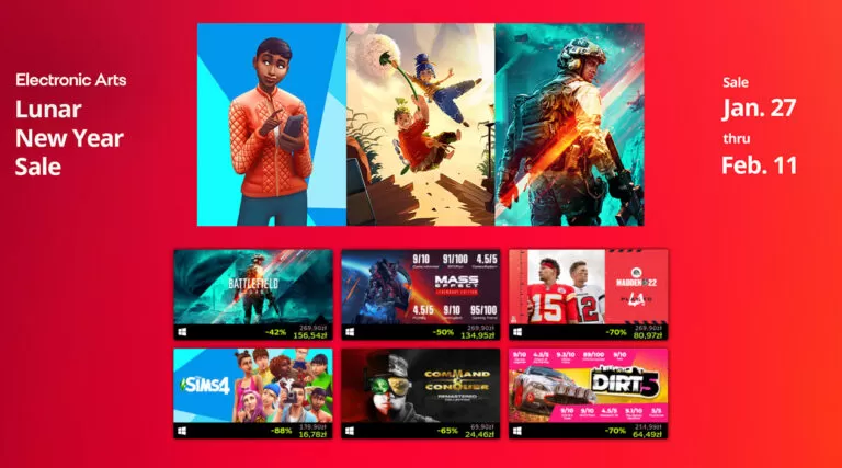 Księżycowy nowy rok na Steam od EA