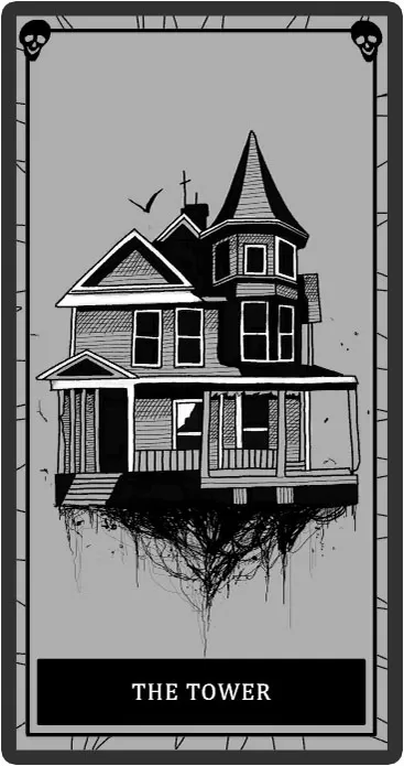 The tower karty tarota Phasmophobia