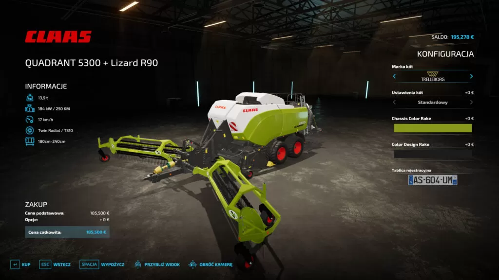 claas quadrant 5300 mody claas do fs 22