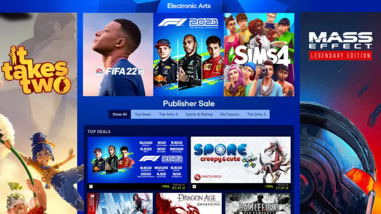 EA Publisher Sale na Steam