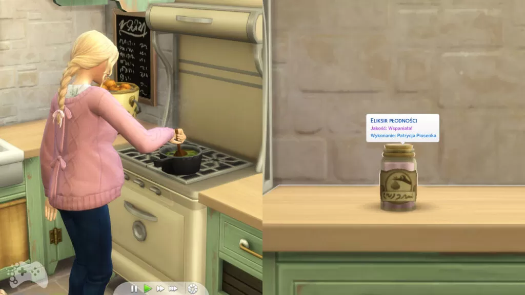 Eliksir płodności The Sims 4 na bliźniaki lub trojaczki