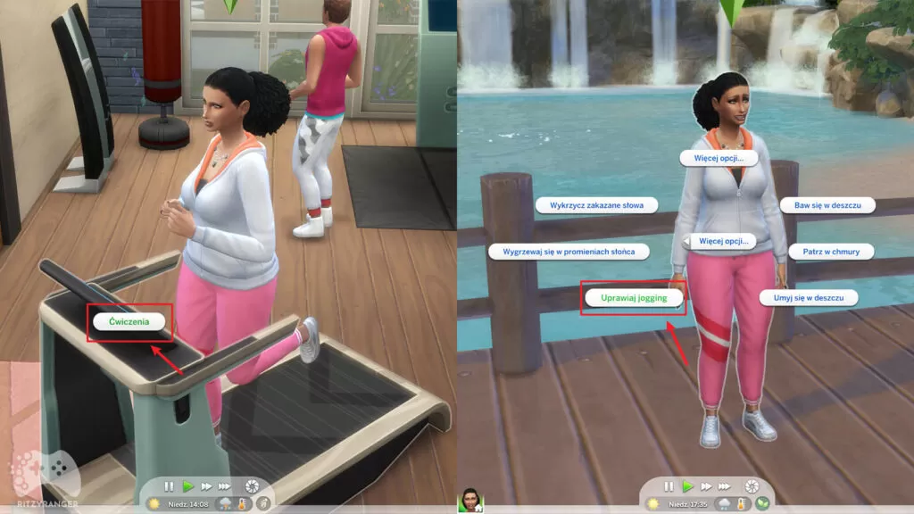 jak schudnąć w the sims 4