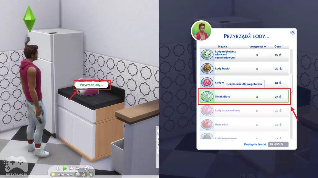 jak szybko odchudzić sima w the sims 4