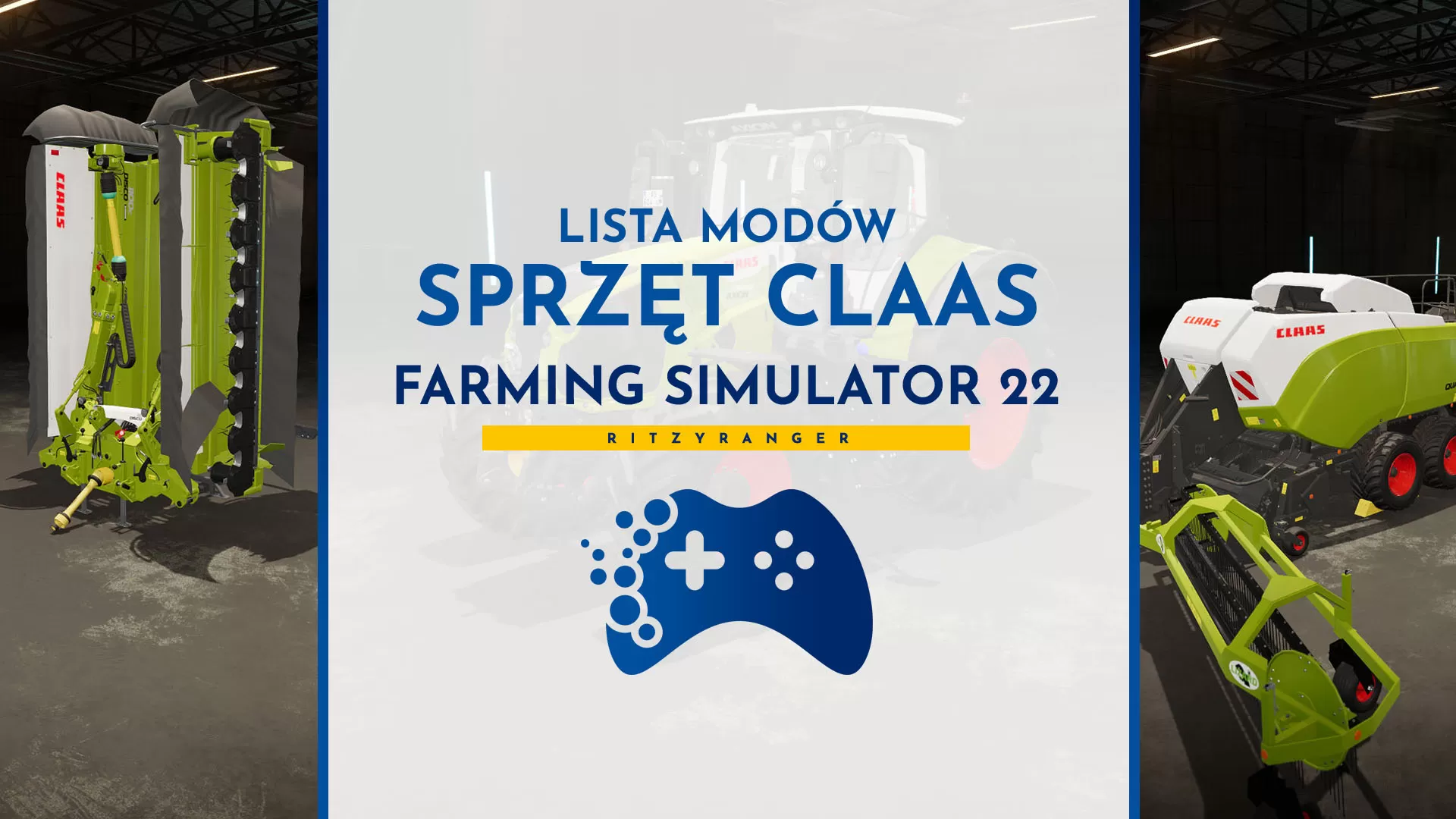 lista modow do fs22 sprzet claas