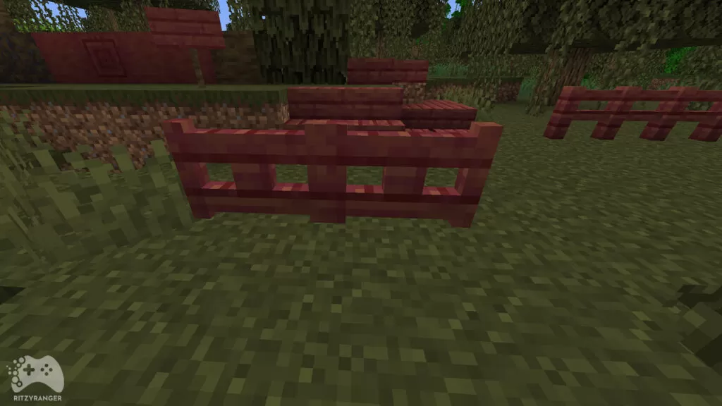 mangrowa brama ogrodzeniowa Minecraft