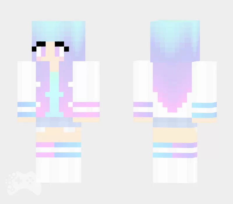 najpopularniejsze skiny Minecraft pastelowa dziewczyna