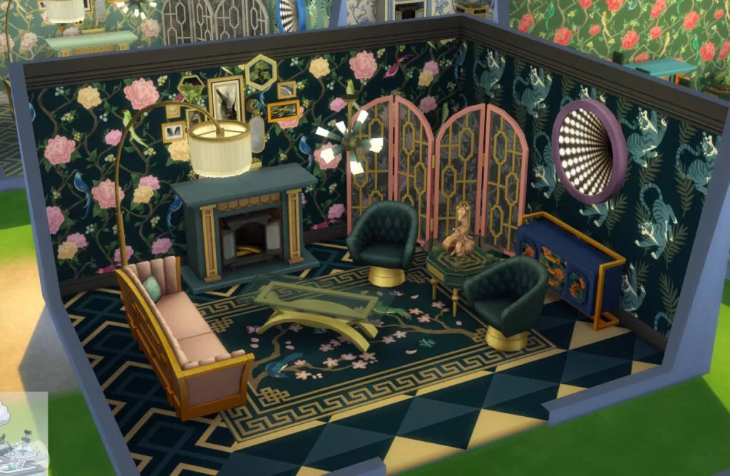 nowa kolekcja the sims 4 wnętrza z przepychem