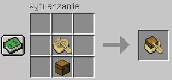 tworzenie łódki ze skrzynią Minecraft