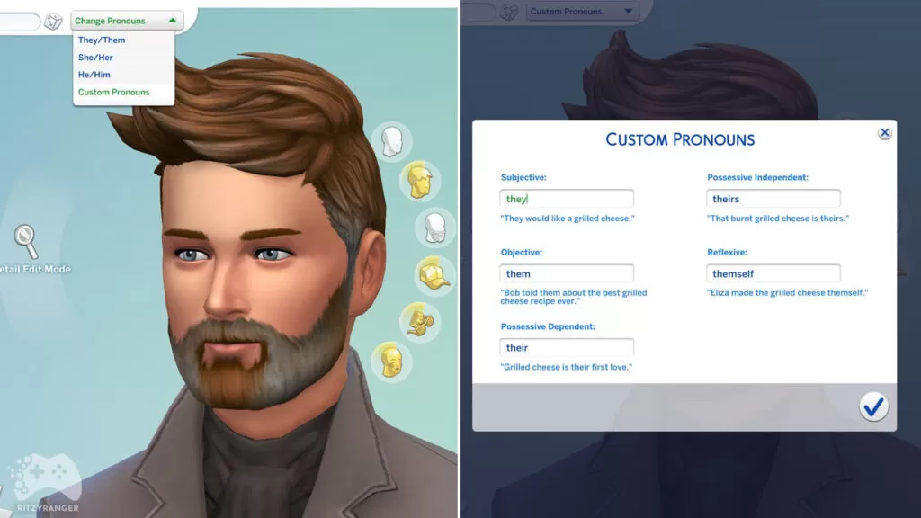 Niestandardowe zaimki aktualizacja the sims 4 maj 2022