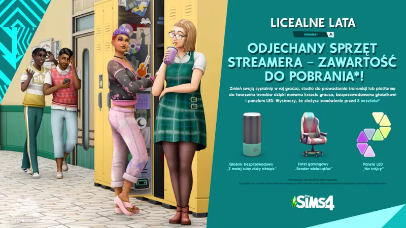 The Sims 4 Licealne lata dodatkowa zawartość
