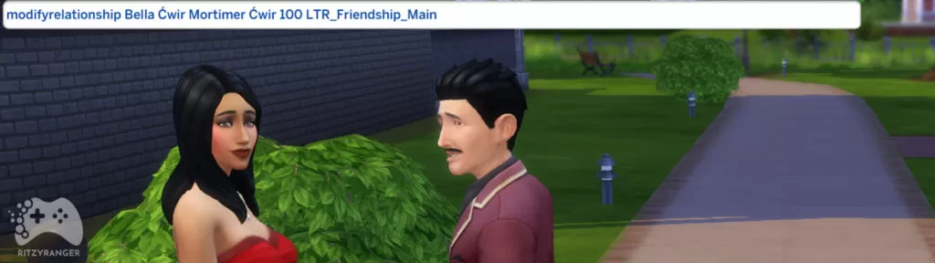 kod na romans the sims 4