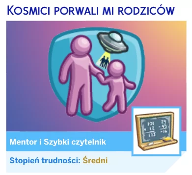 Scenariusz The Sims 4 kosmici porwali mi rodziców