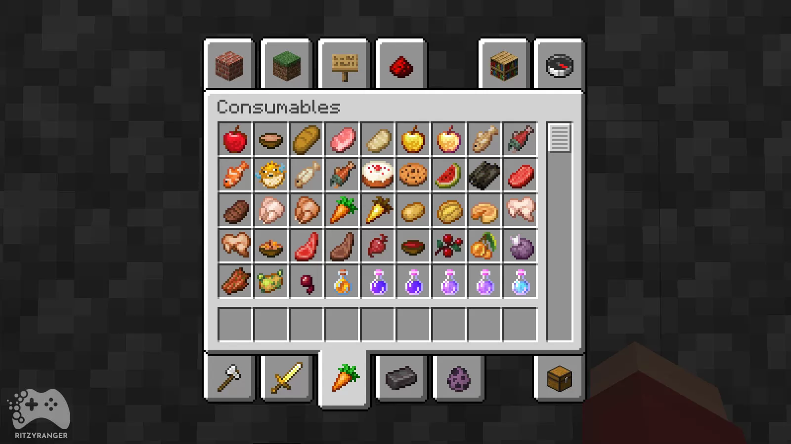 Jedzenie Minecraft Snapshot 22w42a