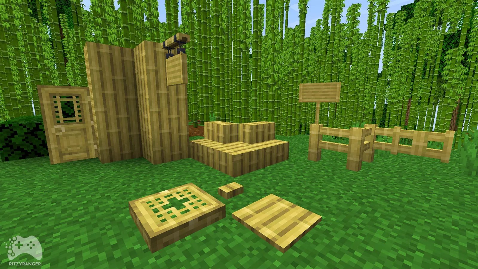 Przedmioty bambusowe Minecraft 1.20 Snapshot 22w42a