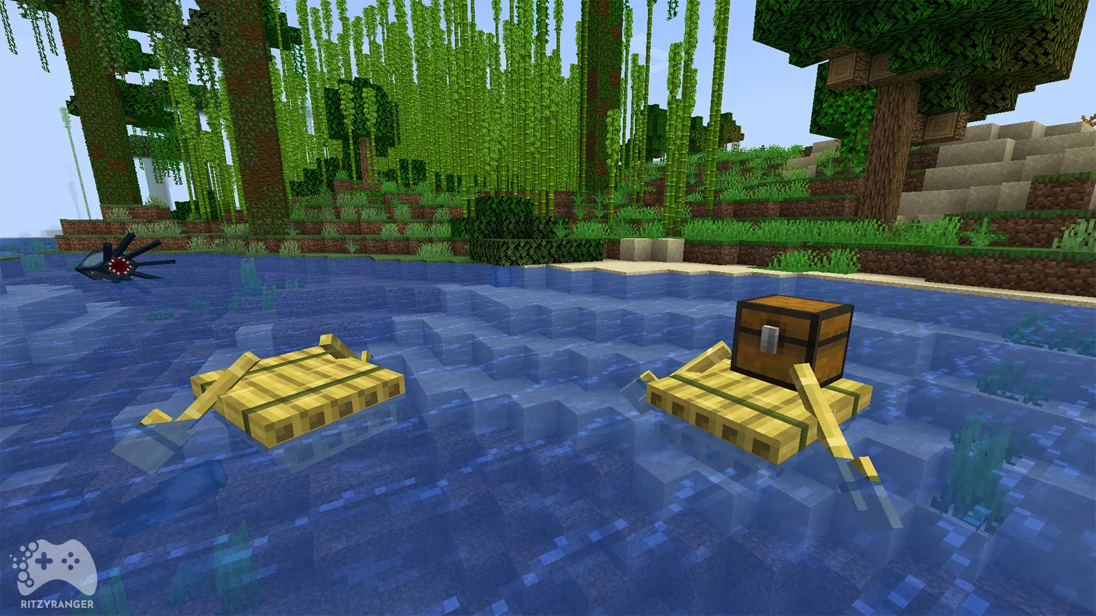 Tratwy bambusowe minecraft 1.20 snapshot 22w42a