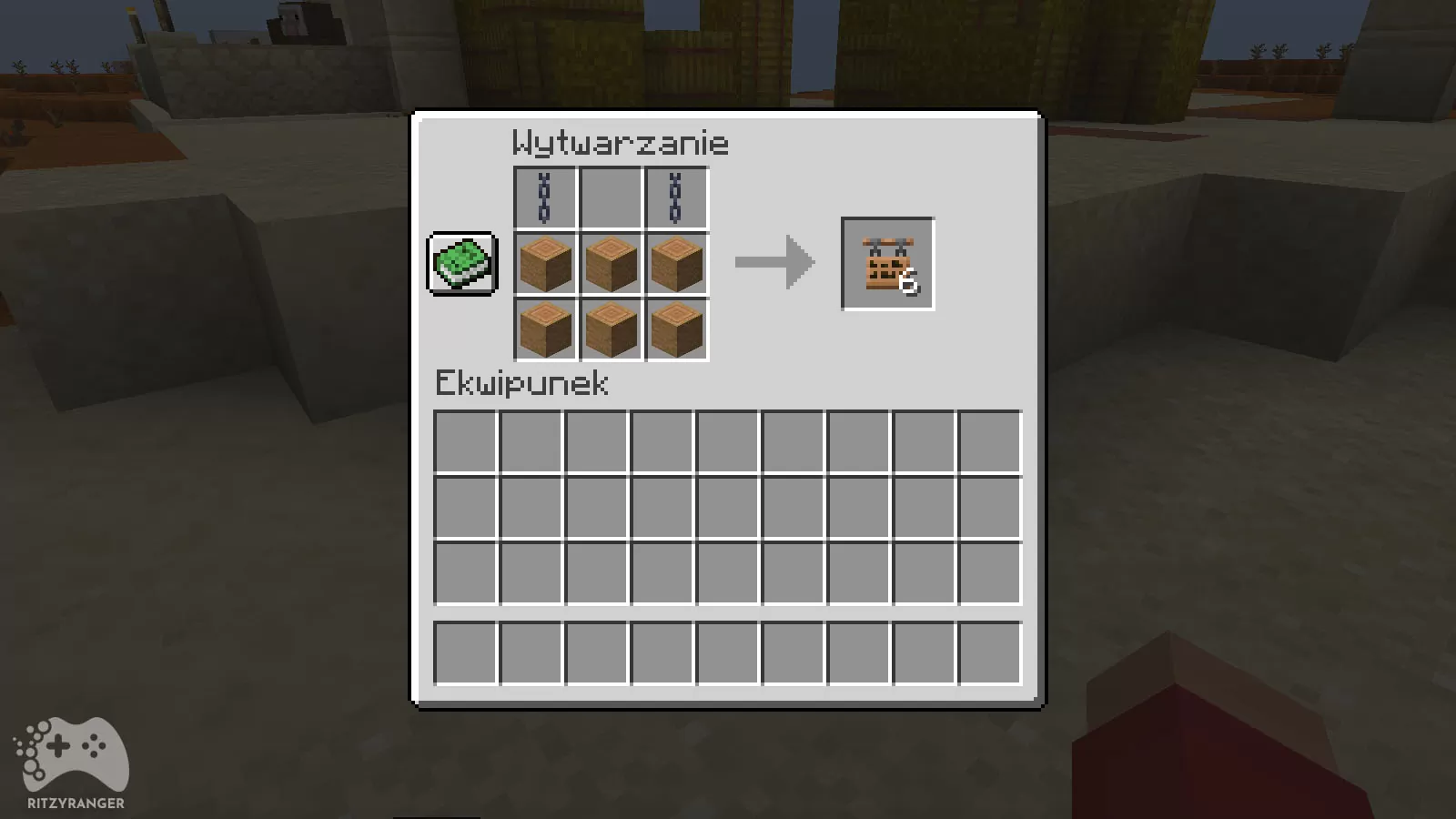Wytwarzanie tabliczki wiszące Minecraft Snapshot 22w42a