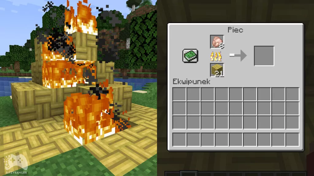 Mozaikowy bambus jako paliwo Minecraft 1.20 Snapshot 22w44a
