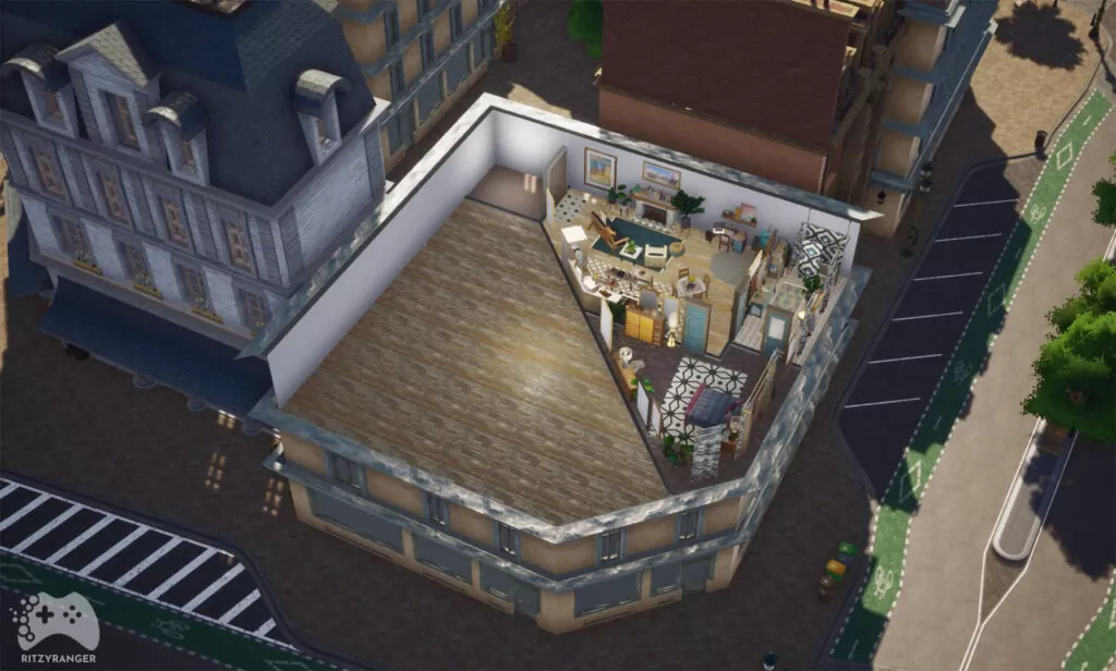 Widok mieszkania The Sims 5