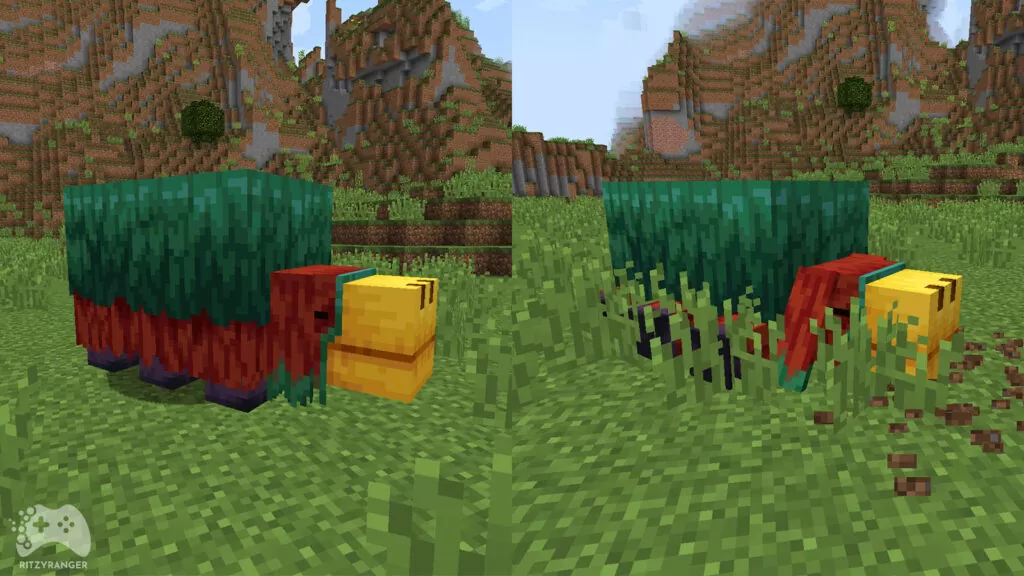 Sniffer Minecraft 1.20 Snapshot 23w07a