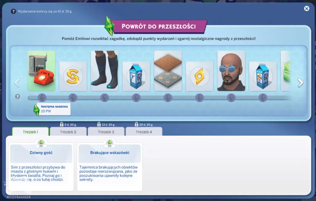jak wziąć udział w evencie powrót do przeszłości the sims 4