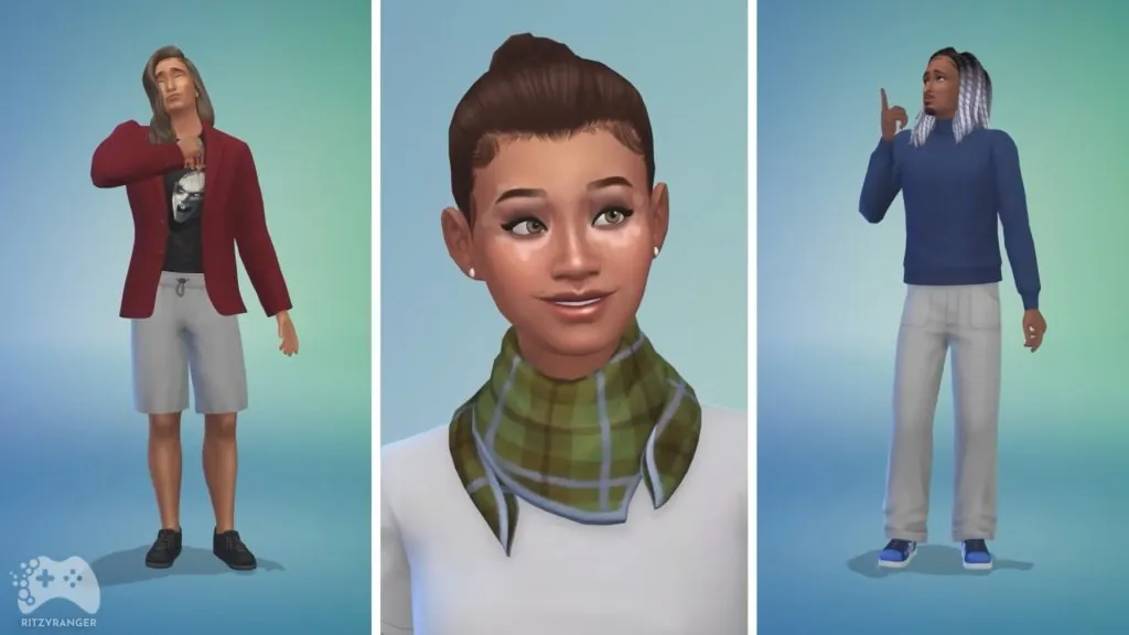 nowa biżuteria w the sims 4 złoty łańcuszek i perły