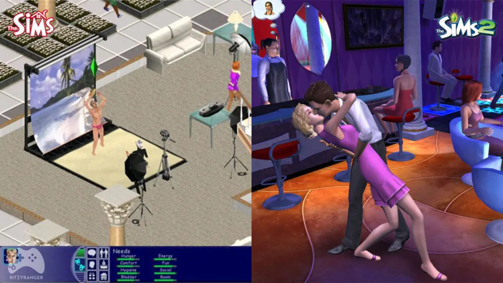 the sims 1 i the sims 2 na ea app