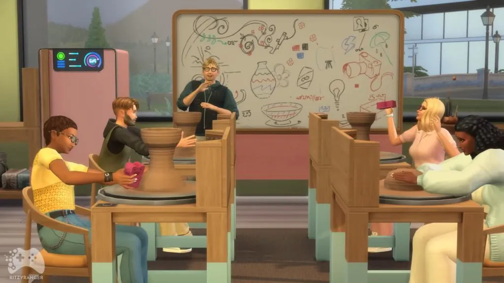 the sims 4 dochodowe hobby garncarstwo