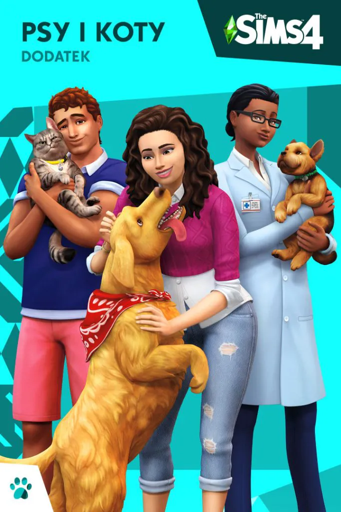 the sims 4 psy i koty okładka