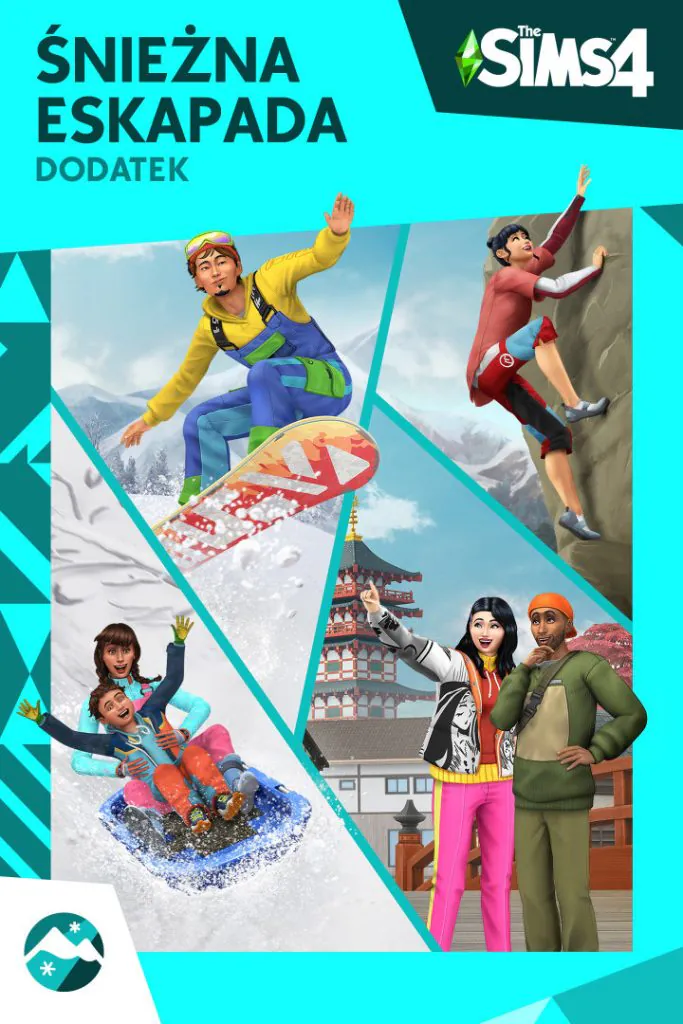 the sims 4 śnieżna eskapada okładka
