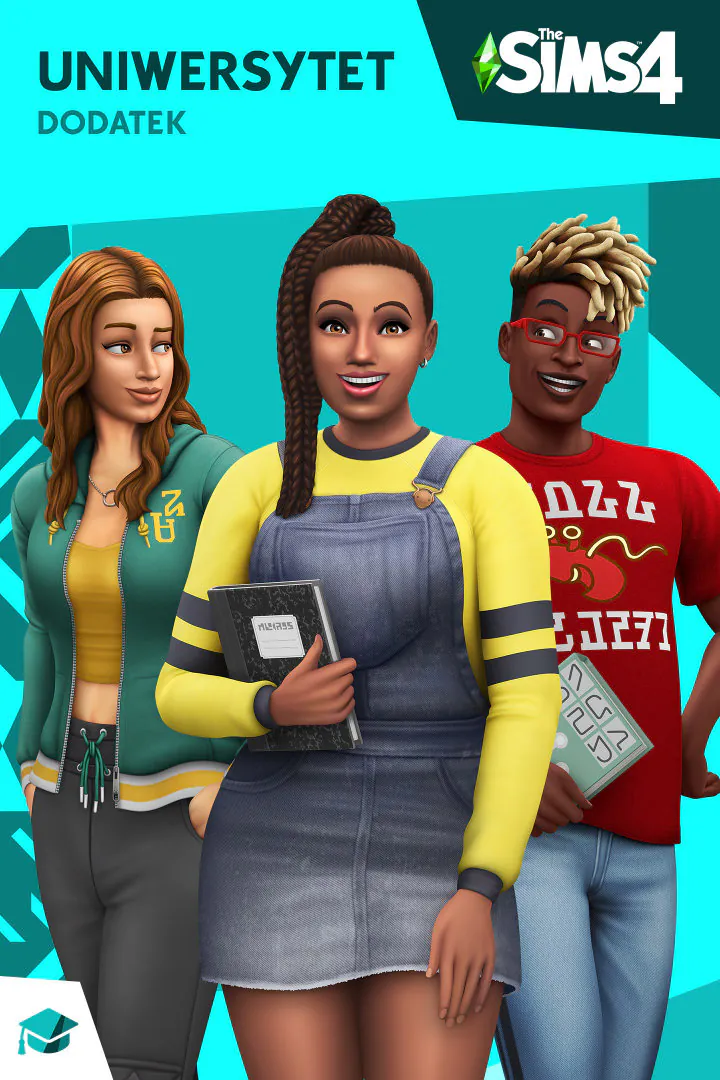 the sims 4 uniwersytet okładka