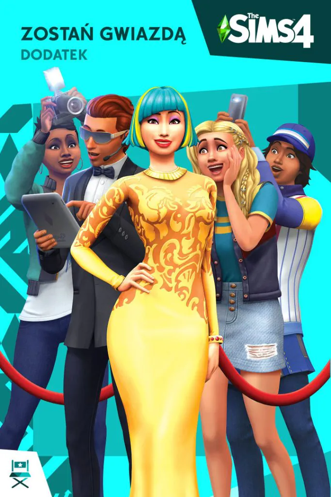 the sims 4 zostań gwiazdą okładka