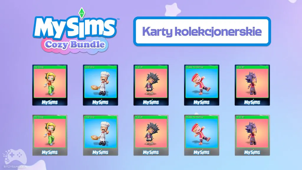 mysims cozy bundle karty kolekcjonerskie steam