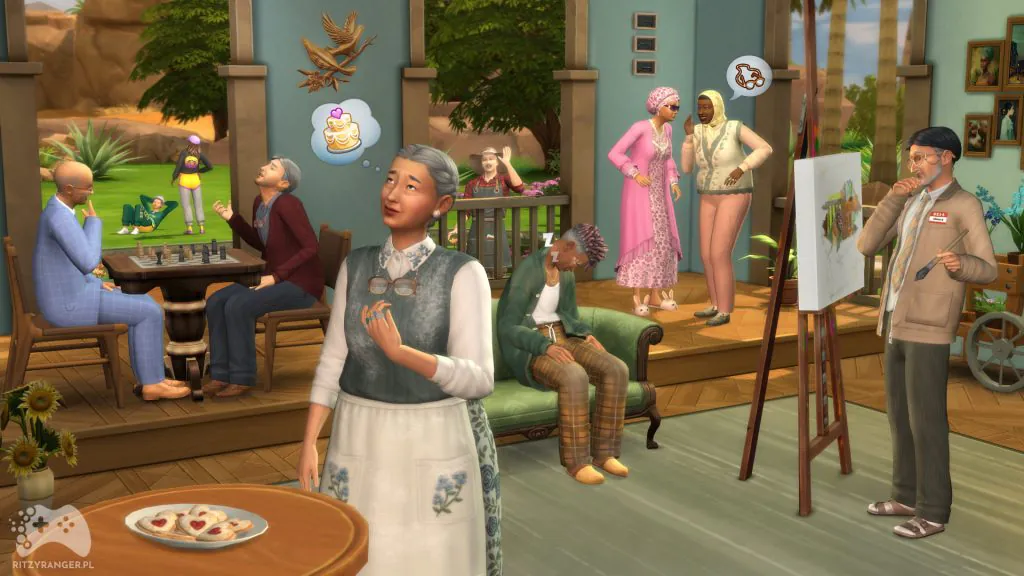 obrazek the sims 4 złoty wiek kolekcja