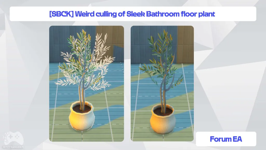 the sims 4 błąd z wyświetlaniem rośliny