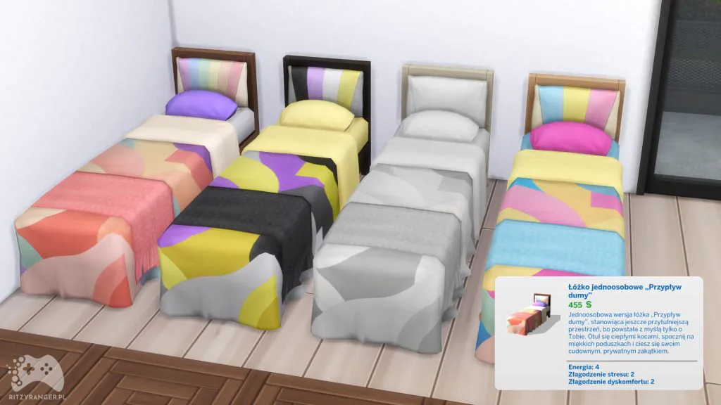 the sims 4 łóżko jednoosobowe przypływ dumy