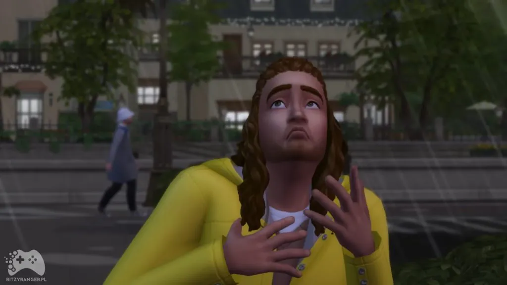 the sims 4 problem z padającym deszczem w budynkach