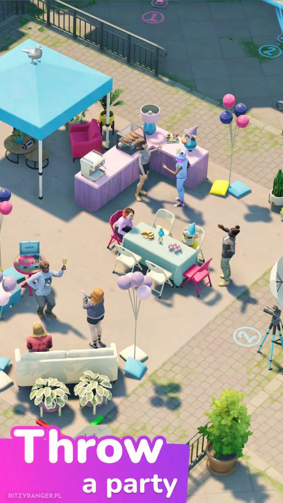 the sims project rene city life game with friends screenshot