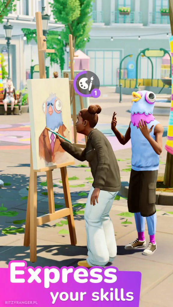 the sims project rene city life game with friends zdjęcie gry